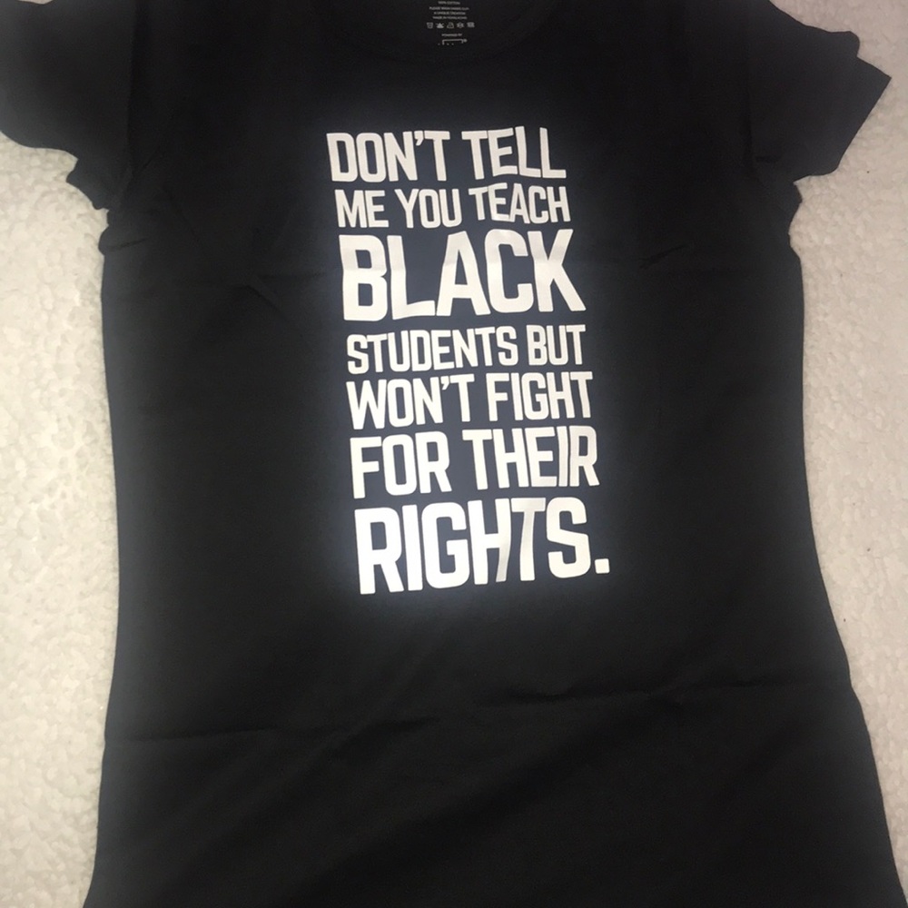 Don’t tell me you teach black students